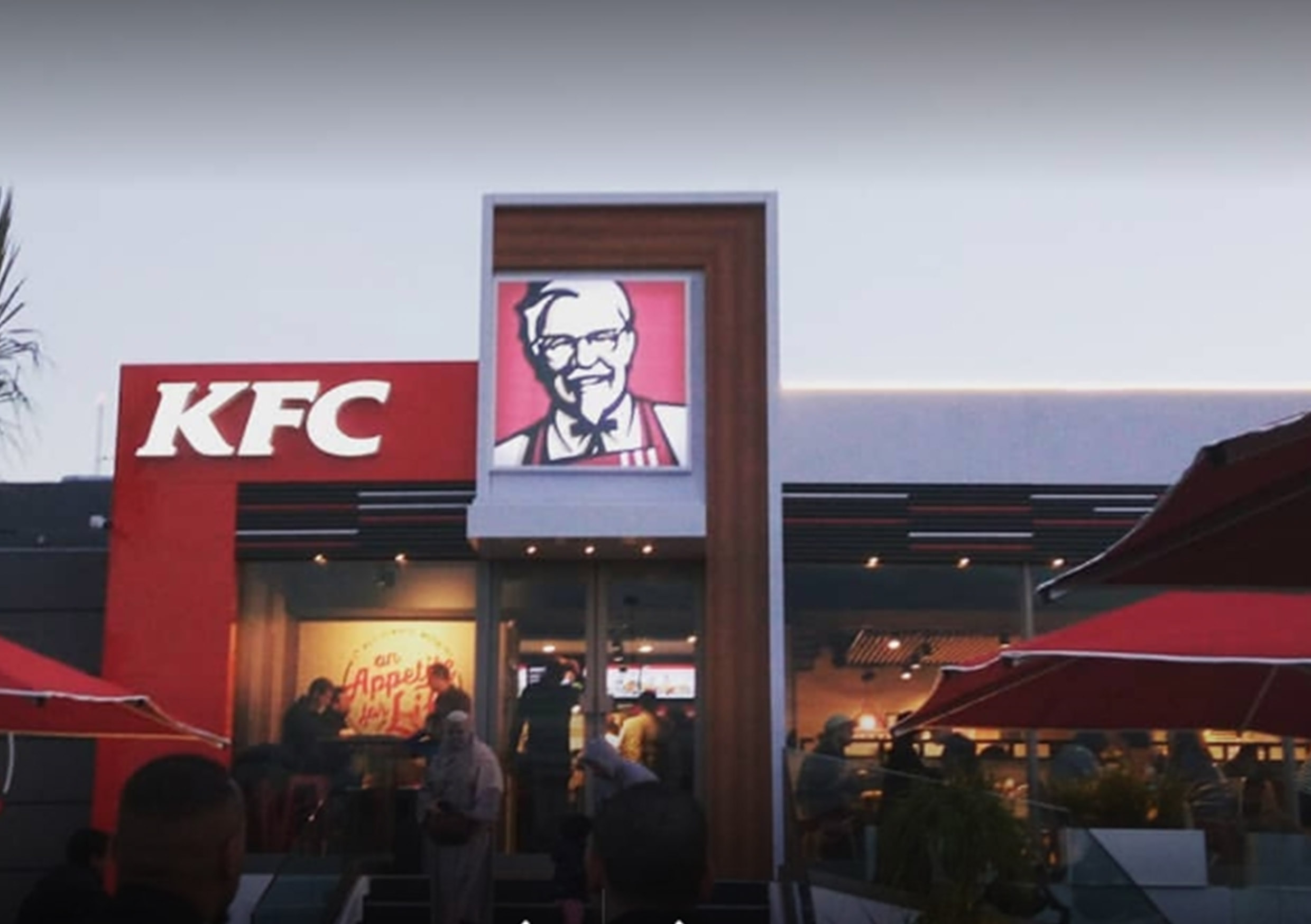 Restaurant KFC les berges du lac Telec Tunisie